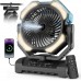 Camping Misting Fan – 24000mAh Portable Battery Powered Fans with 9oz Water Tank, Light, Hook – Rechargeable, 120H Cooling, Last 5H Mist, 4 Speed, Sleep Mode – Outdoor Gear, Travel Essentials Camping Misting Fan – 24000mAh Portable Battery Powered Fans with 9oz Water Tank, Light, Hook – Rechargeable, 120H Cooling, Last 5H Mist, 4 Speed, Sleep Mode – Outdoor Gear, Travel Essentials