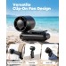 Portable Fan, Handheld Fan Rechargeable 3600mAh, Mini Personal Fan with Magnetic Clip, High Speed Turbo Airflow, 360° Adjustable Angle, Small Travel Fan for Outdoor, Camping, Gym, Office