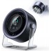 USB Desk Fan for Bedroom: 100 Speeds Digital Display Quiet Table Fan with Turbo Airflow, 120° Rotating Small Rechargeable Battery Desktop & Wall-Mounted Fans for Bedroom Home Office (Black)